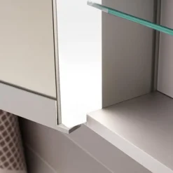 Keuco Royal Match 1000mm Semi-Recessed LED Illuminated Mirror Cabinet -Duravit Bathroom Shop 12801171331 d5 4