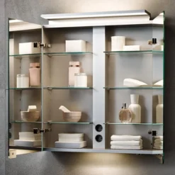 Keuco Royal L1 800mm 2-Door LED Mirror Cabinet -Duravit Bathroom Shop 13602171331 d1