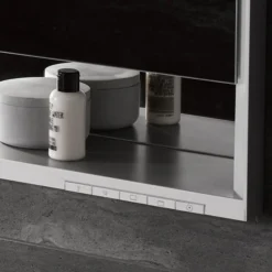 Keuco Royal Lumos 1200mm Semi-Recessed LED Illuminated Mirror Cabinet -Duravit Bathroom Shop 14301171131 d3 5