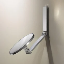 Keuco ILook Move Round Non-Illuminated Cosmetic Mirror - Chrome -Duravit Bathroom Shop 17612010000 d3