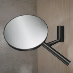 Keuco Plan Wall Mounted Cosmetic Mirror - Black -Duravit Bathroom Shop 17649370002 d1