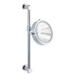 Wenko Power-Loc LED Carpi 5x Magnification Wall Mounted Mirror -Duravit Bathroom Shop 20907100 d1