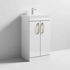 2 X Brooklyn Brushed Brass Additional Bar Handles - L210mm (196mm Centres) -Duravit Bathroom Shop 2xh191 d1