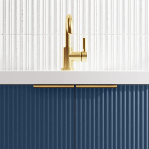2 X Venice Brushed Brass Small Pull Handles 150mm 5 2 X Venice Brushed Brass Small Pull Handles 150mm - Image 3