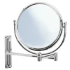 Wenko Deluxe Cosmetic Wall Mirror W/ Swivelling Arm - 5x Magnification -Duravit Bathroom Shop 3656211100l