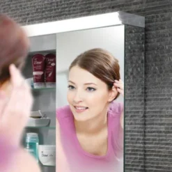 HIB Flare LED Mirror Cabinet