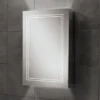 HIB Edge 50 LED Illuminated Aluminium Mirror Cabinet -Duravit Bathroom Shop 49400 l