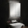 HIB Edge 60 LED Illuminated Aluminium Mirror Cabinet -Duravit Bathroom Shop 49500 l