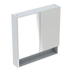 Geberit Selnova Square S 588mm White 2-Door Mirror Cabinet -Duravit Bathroom Shop 501.264.00.1 d1