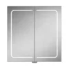 HIB Vapor 80 LED Illuminated Aluminium Mirror Cabinet -Duravit Bathroom Shop 51600 d1