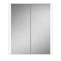 HIB Paragon 60 LED Illuminated Aluminium Mirror Cabinet