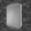 HIB Atrium 50 Semi-Recessed LED Aluminium Mirror Cabinet -Duravit Bathroom Shop 53000 l