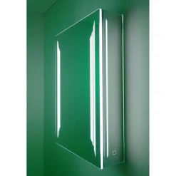 HIB Dimension 50 Bluetooth LED Illuminated Aluminium Mirror Cabinet -Duravit Bathroom Shop 54500 d3