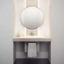 HIB Rondo Circular Bathroom Mirror 5 HIB Rondo Circular Bathroom Mirror -Duravit Bathroom Shop 61504000 d1
