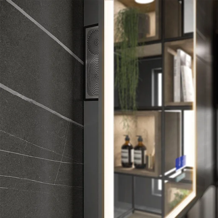 HIB Globe Plus 60 Bluetooth LED Illuminated Mirror 3 HIB Globe Plus 60 Bluetooth LED Illuminated Mirror