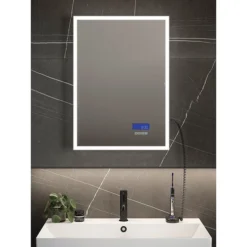 HIB Globe Plus 60 Bluetooth LED Illuminated Mirror 6 HIB Globe Plus 60 Bluetooth LED Illuminated Mirror -Duravit Bathroom Shop 78722000 l