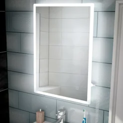HIB Vega 50 LED Ambient Rectangular Mirror -Duravit Bathroom Shop 78750000 l