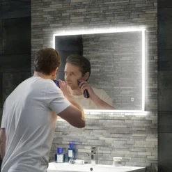 HIB Vega 80 LED Ambient Rectangular Mirror -Duravit Bathroom Shop 78752000 d3