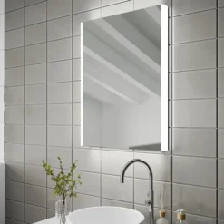 HIB Connect 50 Bluetooth LED Ambient Rectangular Mirror -Duravit Bathroom Shop 78763000 l