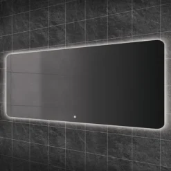 HIB Ambience 140 LED Ambient Rectangular Mirror -Duravit Bathroom Shop 79310000 l