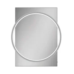 HIB Solas 60 LED Illuminated Mirror (Chrome Frame) -Duravit Bathroom Shop 79510600 d1