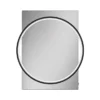 HIB Solas 60 LED Illuminated Mirror (Matt Black Frame) -Duravit Bathroom Shop 79520600 d1