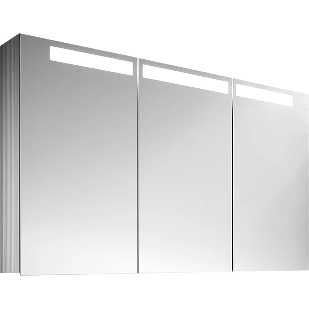 Villeroy & Boch Villeroy And Boch H740 X W1300mm Reflection LED Illuminated Mirror Cabinet 3 Villeroy & Boch Villeroy And Boch H740 X W1300mm Reflection LED Illuminated Mirror Cabinet