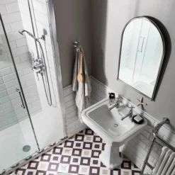 Burlington Arched Mirror With Chrome Frame 7 Burlington Arched Mirror With Chrome Frame -Duravit Bathroom Shop a9chr d1