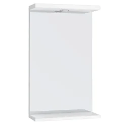 Alaska 450mm Illuminated Mirror (High Gloss White - Depth 170mm)