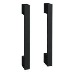 Apollo2 605mm Gloss Grey Wall Hung Vanity Unit W. Matt Black Handles