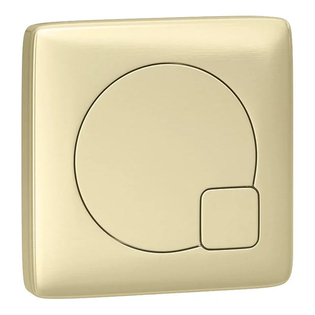 Arezzo 1000 Matt Blue Semi-Recessed Round Combination Vanity Unit (Brushed Brass Flush & Handles) 6 Arezzo 1000 Matt Blue Semi-Recessed Round Combination Vanity Unit (Brushed Brass Flush & Handles) - Image 4