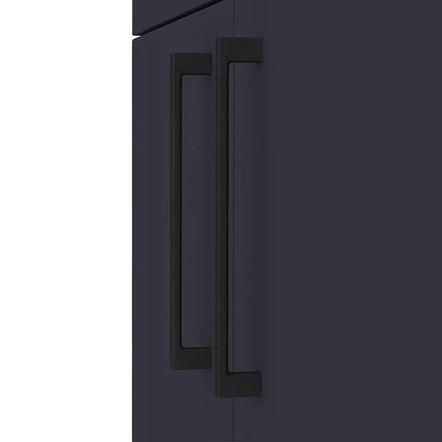 Arezzo 1100 Matt Blue Slimline Combination Vanity Unit (Matt Black Flush & Handles) 5 Arezzo 1100 Matt Blue Slimline Combination Vanity Unit (Matt Black Flush & Handles) - Image 3