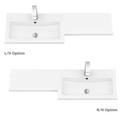 Arezzo 1100 Matt Green Combination Furniture Pack (Matt Black Flush & Handles) -Duravit Bathroom Shop az11lgnmb d1