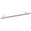 1 X Arezzo Industrial Style Knurled 'T' Bar Chrome Handle (192mm Centres) -Duravit Bathroom Shop az12 l