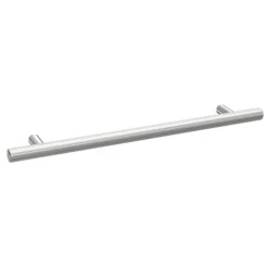 1 X Arezzo Industrial Style Knurled 'T' Bar Chrome Handle (192mm Centres)