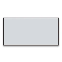 Arezzo Matt Black Square Edge Framed Bathroom Mirror - 1400 X 500mm -Duravit Bathroom Shop az147mb d1