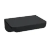 Arezzo Matt Black Small Rear Fixed Furniture Handle (50 X 36 X 21mm) -Duravit Bathroom Shop az187l