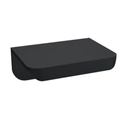 Arezzo Matt Black Small Rear Fixed Furniture Handle (50 X 36 X 21mm)
