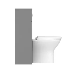 Arezzo 500 Matt Grey WC Unit With Cistern + Modern Pan -Duravit Bathroom Shop az5wcg n d3