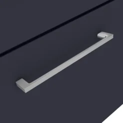 Arezzo Blue Wall Hung Sink Vanity Unit + Toilet Package With Chrome Handle -Duravit Bathroom Shop azbchwhp1 d3