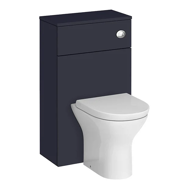 Arezzo Blue Wall Hung Sink Vanity Unit + Toilet Package With Rose Gold Handle 8 Arezzo Blue Wall Hung Sink Vanity Unit + Toilet Package With Rose Gold Handle - Image 6
