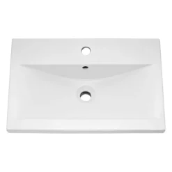 Arezzo Wall Hung Vanity Unit - Matt Grey - 500mm With Industrial Style Brushed Brass Handle 8 Arezzo Wall Hung Vanity Unit - Matt Grey - 500mm With Industrial Style Brushed Brass Handle -Duravit Bathroom Shop azg5whvbbisd1