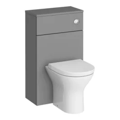 Arezzo Grey Wall Hung Sink Vanity Unit + Toilet Package With Brass Handle -Duravit Bathroom Shop azgbrwhp1 n d7