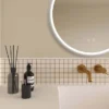 Arezzo 600mm Round Colour Changing LED Illuminated Bathroom Mirror With Bluetooth + Anti-Fog -Duravit Bathroom Shop azmir025 d5