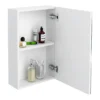 Brooklyn 450mm Gloss White Bathroom Mirror Unit -Duravit Bathroom Shop b45mgw d2