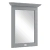 Bayswater Plummett Grey 600mm Flat Mirror