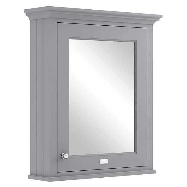 Bayswater Plummett Grey 600mm Mirror Wall Cabinet 3 Bayswater Plummett Grey 600mm Mirror Wall Cabinet
