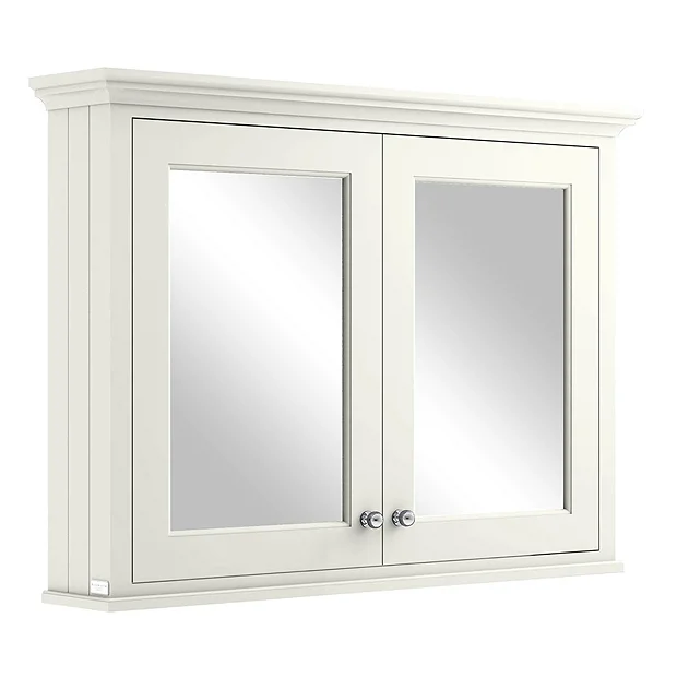 Bayswater Pointing White 1050mm Mirror Wall Cabinet 3 Bayswater Pointing White 1050mm Mirror Wall Cabinet
