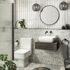 Brooklyn Wall Hung Countertop Basin Shelf With Drawer - Black - 600 X 450mm 11 Brooklyn Wall Hung Countertop Basin Shelf With Drawer - Black - 600 X 450mm -Duravit Bathroom Shop bcthb6 d3