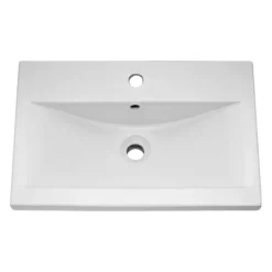Brooklyn 500mm Grey Avola Vanity Unit With Brushed Brass Handles -Duravit Bathroom Shop bfs5gabb d1